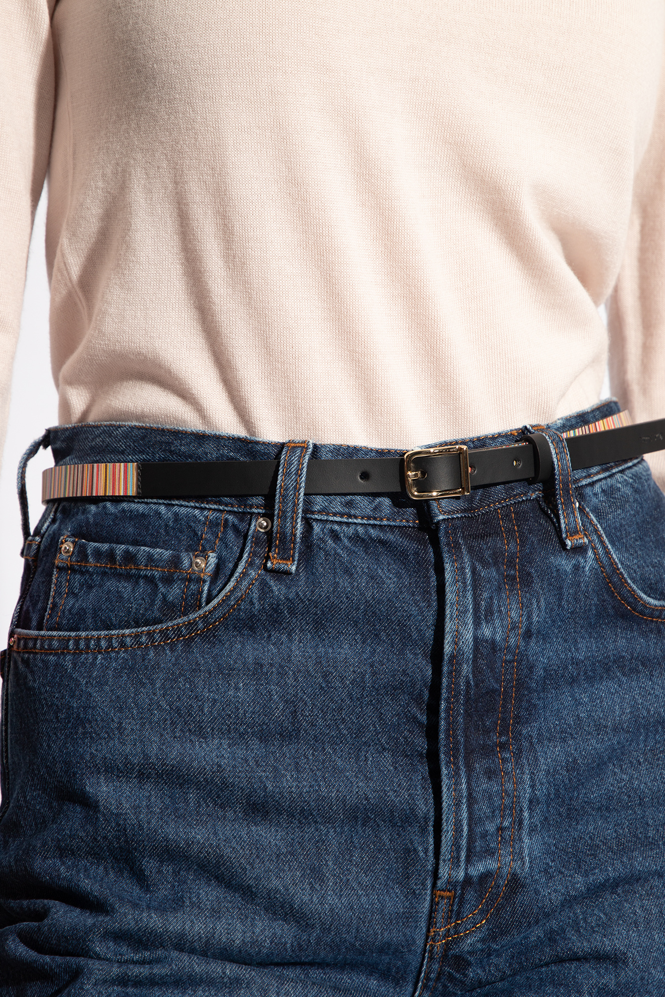 Multicolour Leather belt Paul Smith - Vitkac AS